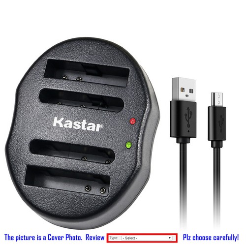 Kastar battery dual charger - battery,