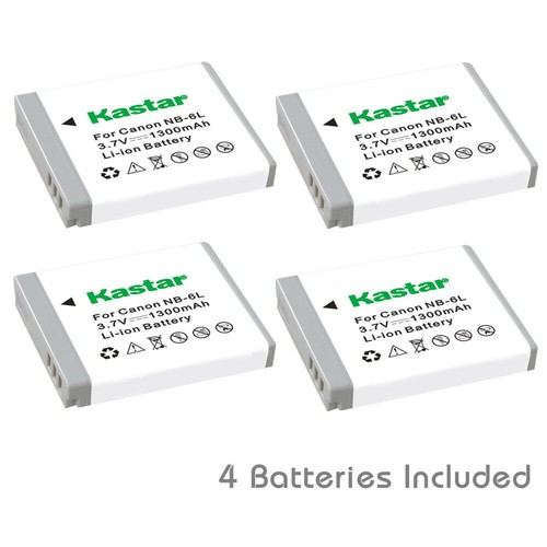 Kastar battery for - nb-6l, canon